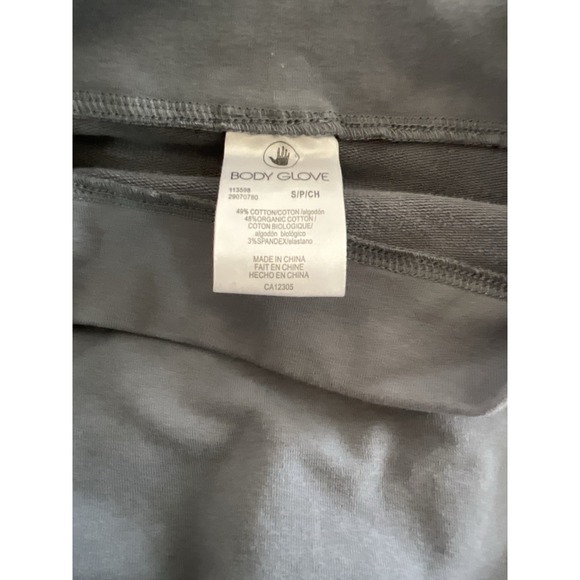 Gray Cropped Pullover Athleisure Jacket Relaxed Fit Soft Top Sportswear - Picture 4 of 7